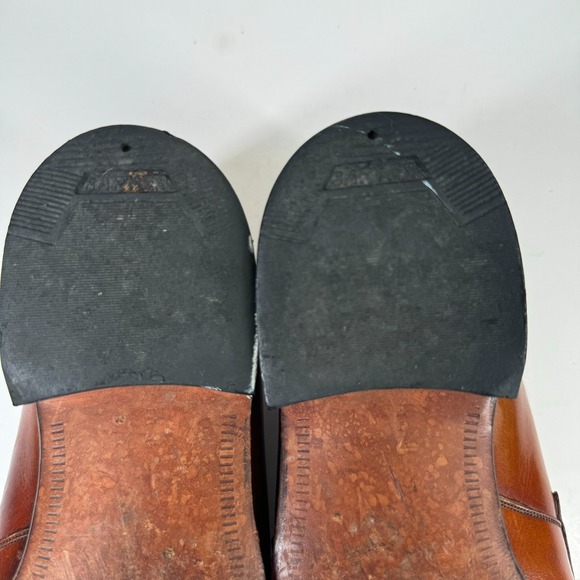 Vintage Barker of Earls Barton Men\'s 8/UK 7E Brown Leather Slip-On Loafer Shoes main image 7